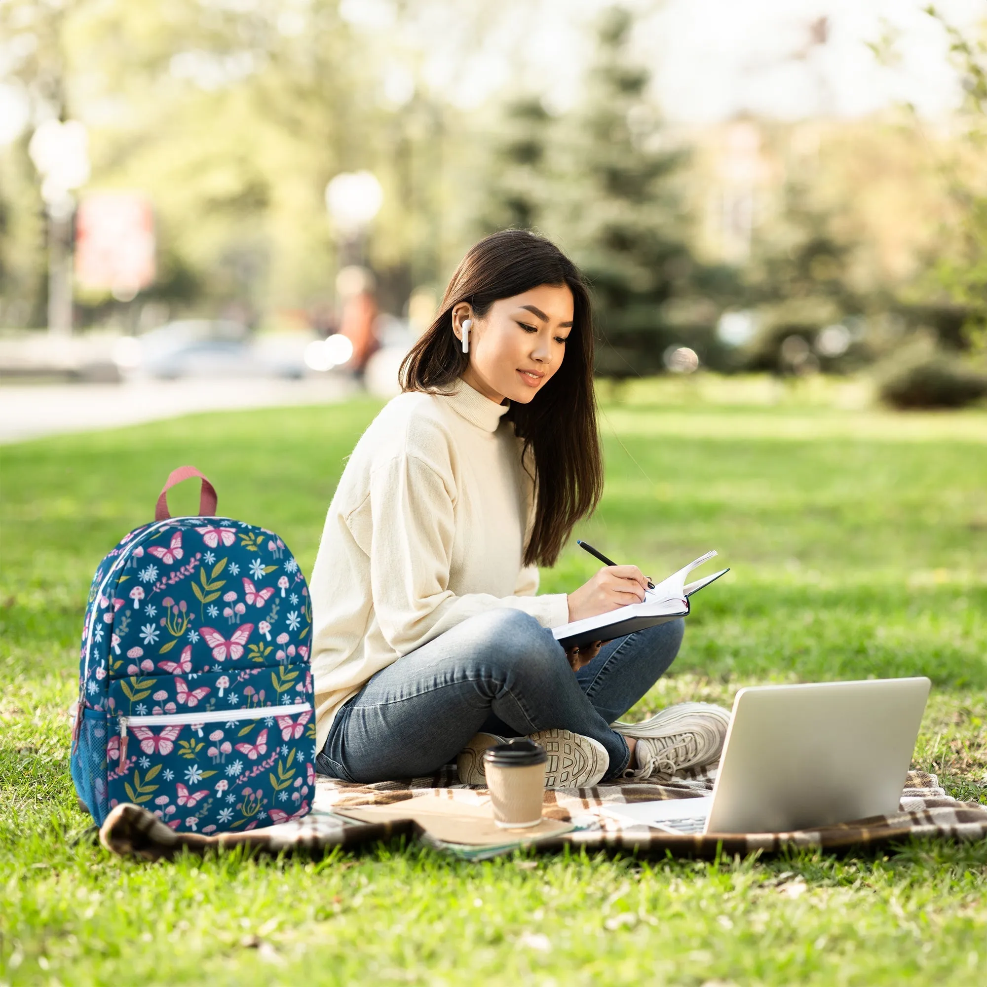 17-inch Printed Backpack