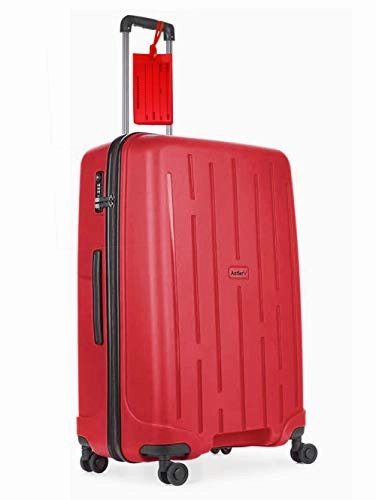 4 Red Luggage Tags - Made in USA