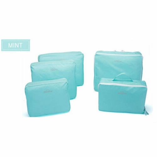 5 PCS Travel Luggage Packing Cube Bag Set Clothes Organizer Storage Bag Kit Travel Accessory
