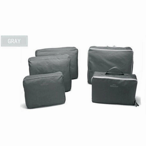 5 PCS Travel Luggage Packing Cube Bag Set Clothes Organizer Storage Bag Kit Travel Accessory