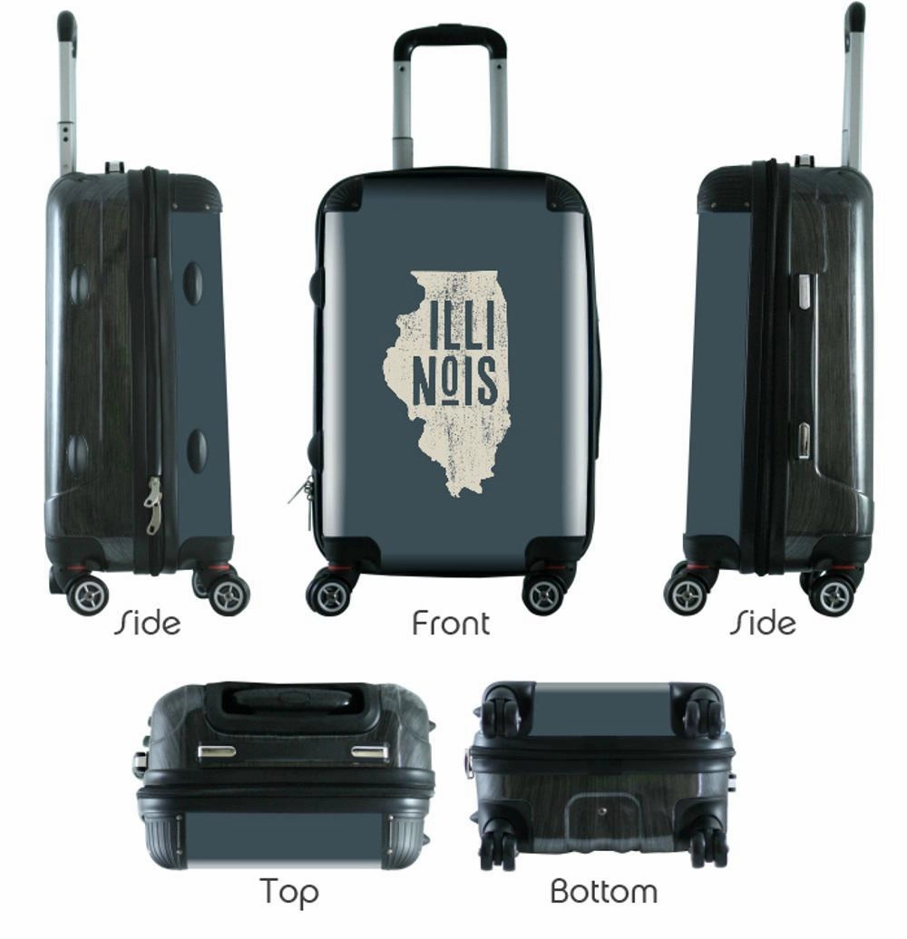 612 My Home State Illinois 20" Carry-On