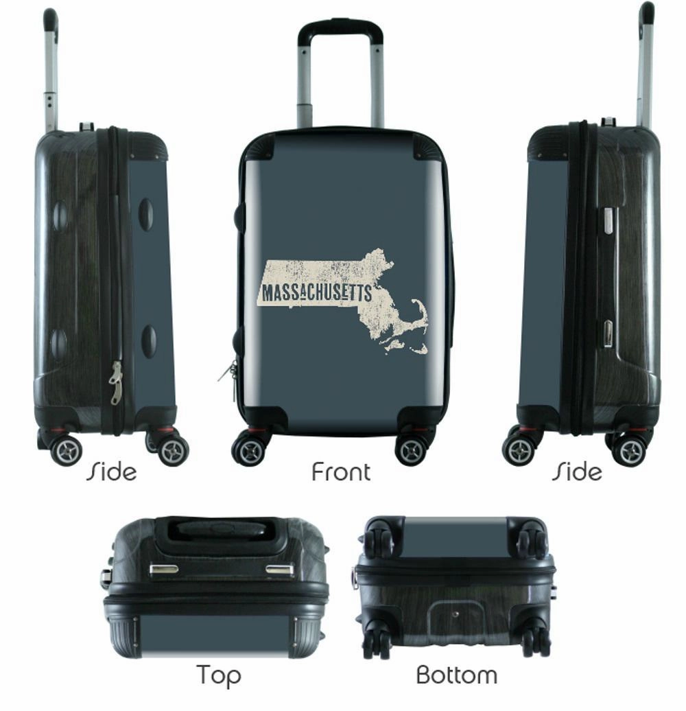 612 My Home State Massachusetts 20" Carry On