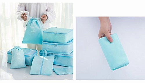 8 pcs Luggage Packing Organizers Packing Cubes Set for Travel