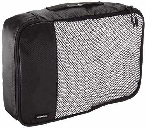 Amazonbasics 4-Piece Packing Cube Set - Medium, Black