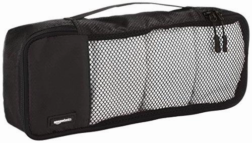 Amazonbasics 4-Piece Packing Cube Set - Slim, Black