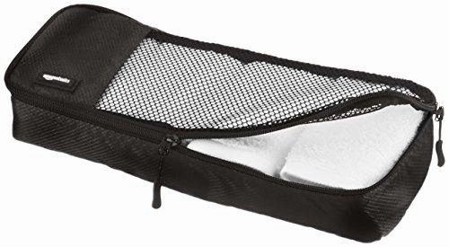 Amazonbasics 4-Piece Packing Cube Set - Slim, Black
