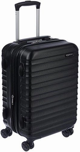 Amazonbasics Hardside Spinner Luggage - 24-Inch, Black