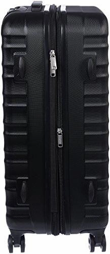 Amazonbasics Hardside Spinner Luggage - 24-Inch, Black