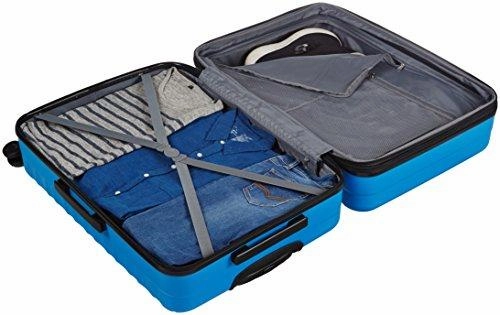 Amazonbasics Hardside Spinner Luggage - 28-Inch, Light Blue