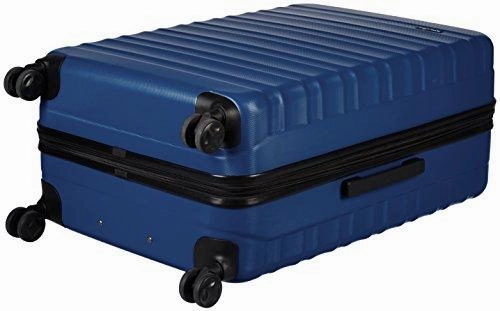Amazonbasics Hardside Spinner Luggage - 28-Inch, Navy Blue
