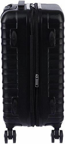 Amazonbasics Hardside Spinner Luggage - 2 Piece Set (20", 28"), Black