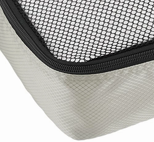 Amazonbasics Small  Packing Cubes - 4 Piece Set, Gray