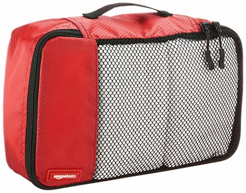 Amazonbasics Small  Packing Cubes - 4 Piece Set, Red