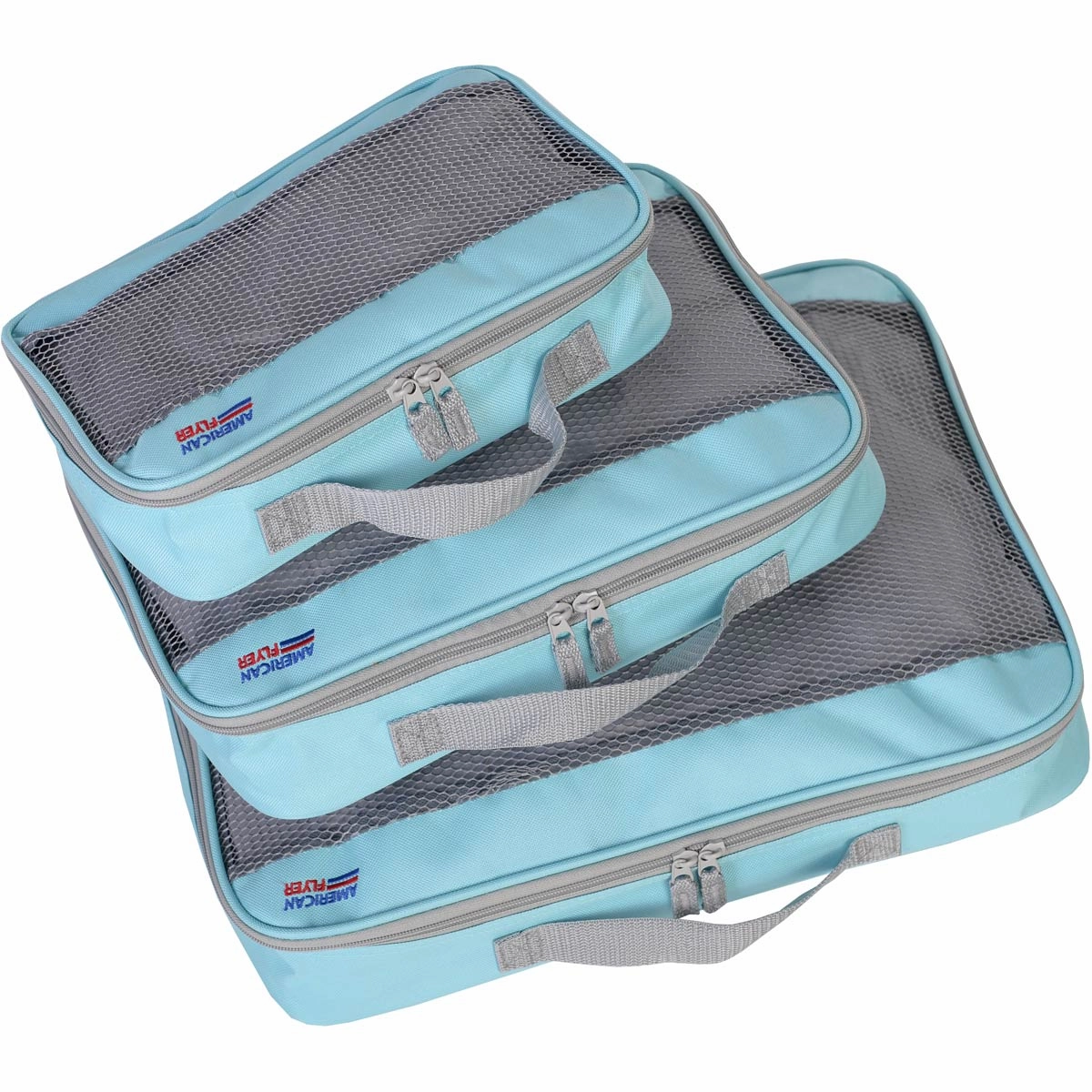 American Flyer 3Pc Perfect Packing Cube Set