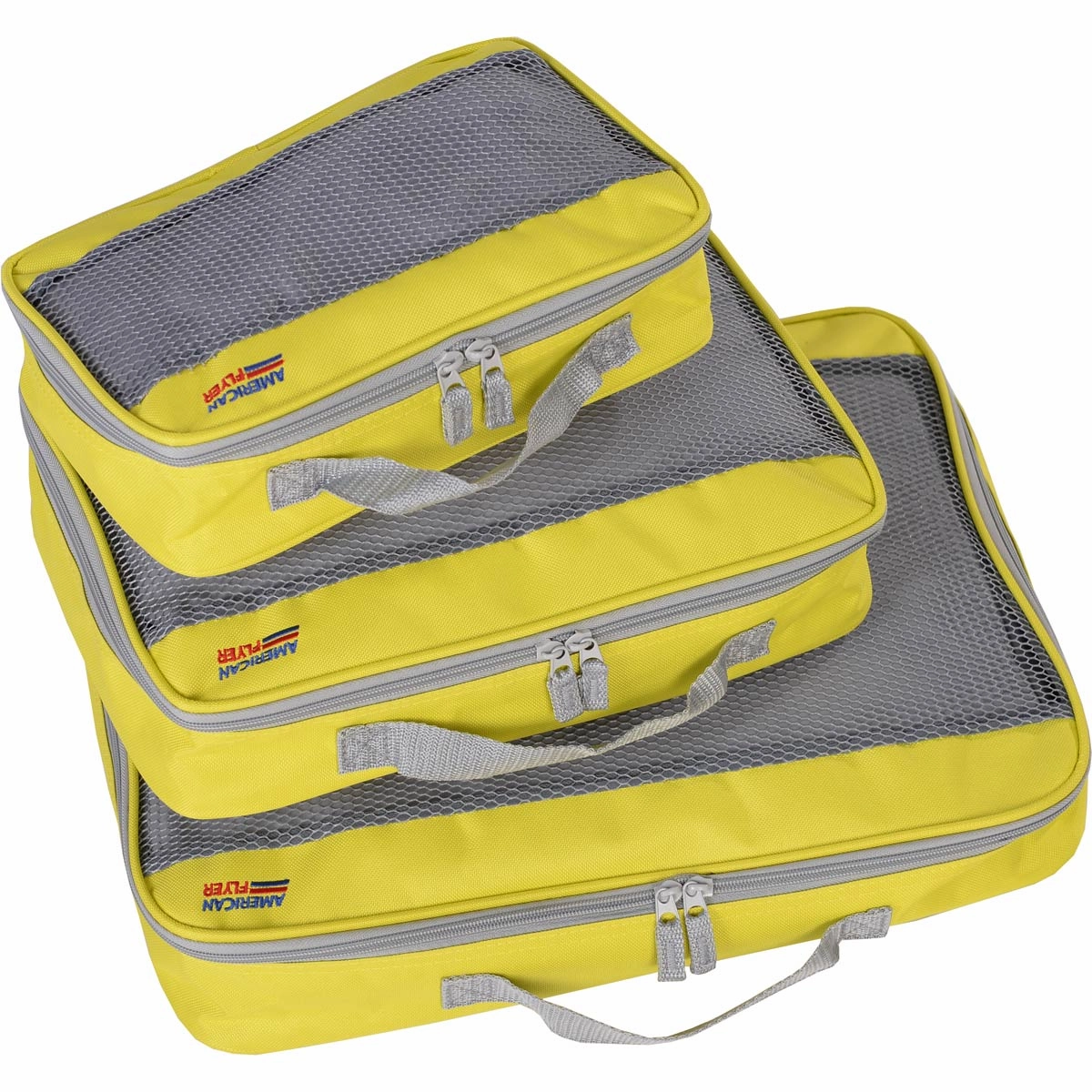American Flyer 3Pc Perfect Packing Cube Set