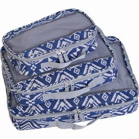 American Flyer Aztec 3Pc Packing Cube Set