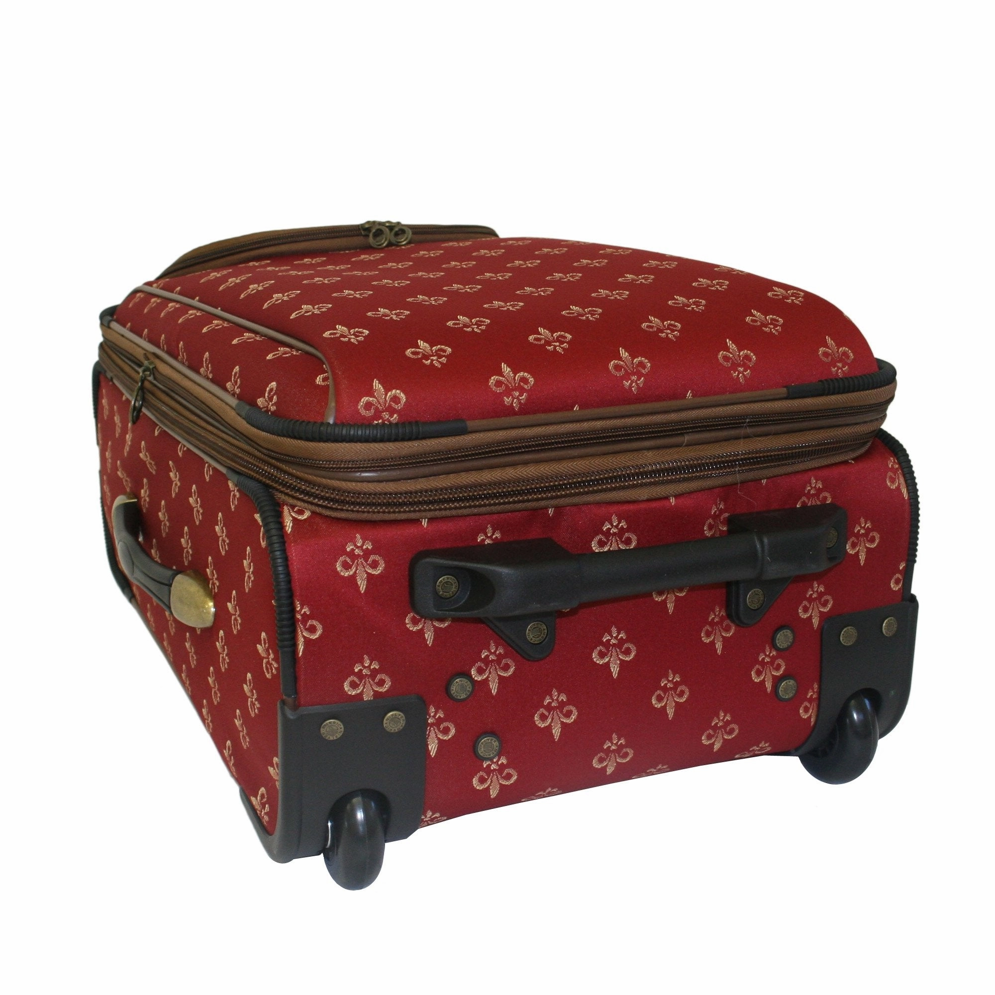 American Flyer Fleur de lis 4 Piece Set 4-Wheel Luggage Sets