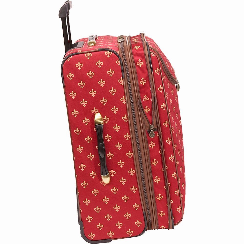 American Flyer Fleur de lis 4 Piece Set 4-Wheel Luggage Sets