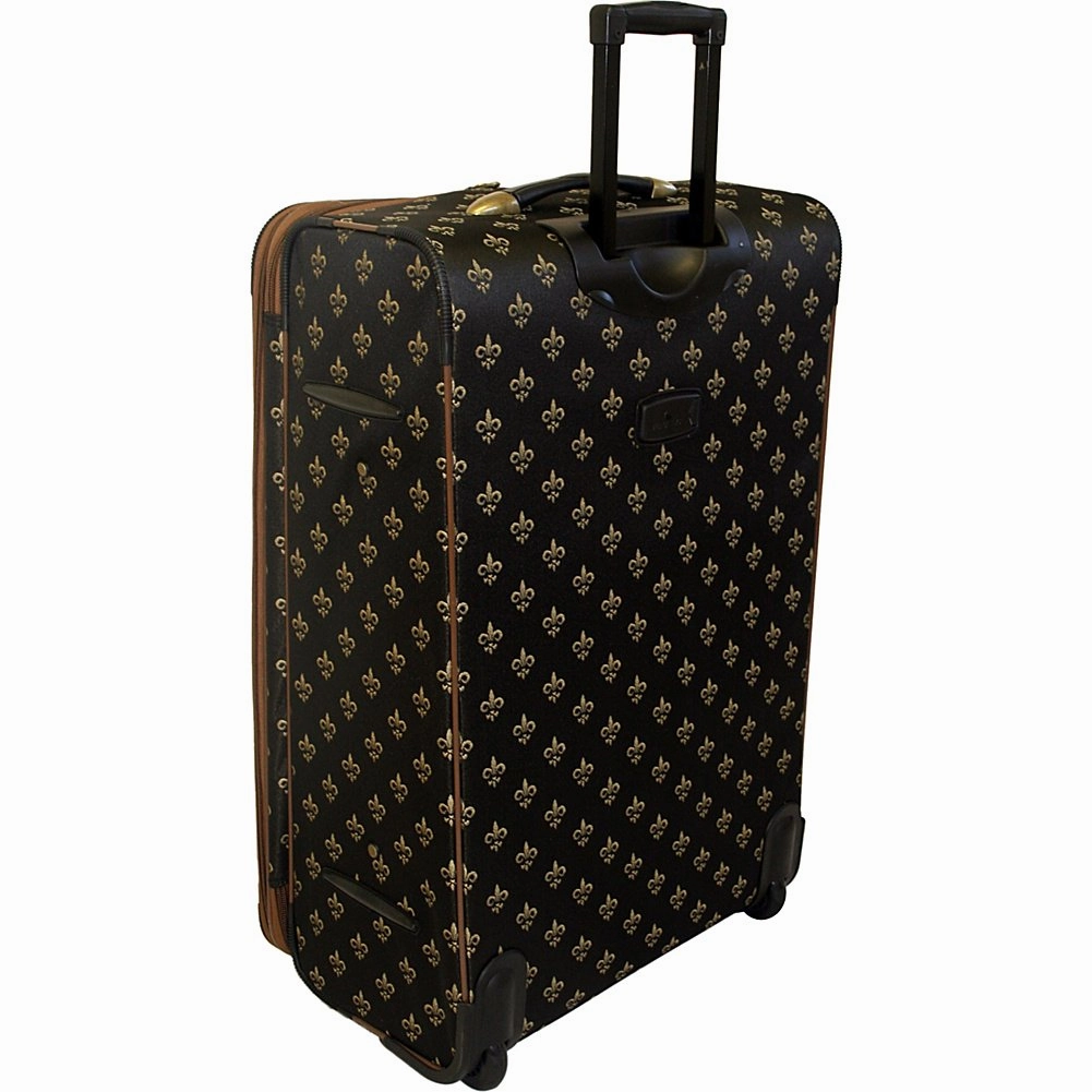 American Flyer Fleur de lis 4 Piece Set 4-Wheel Luggage Sets