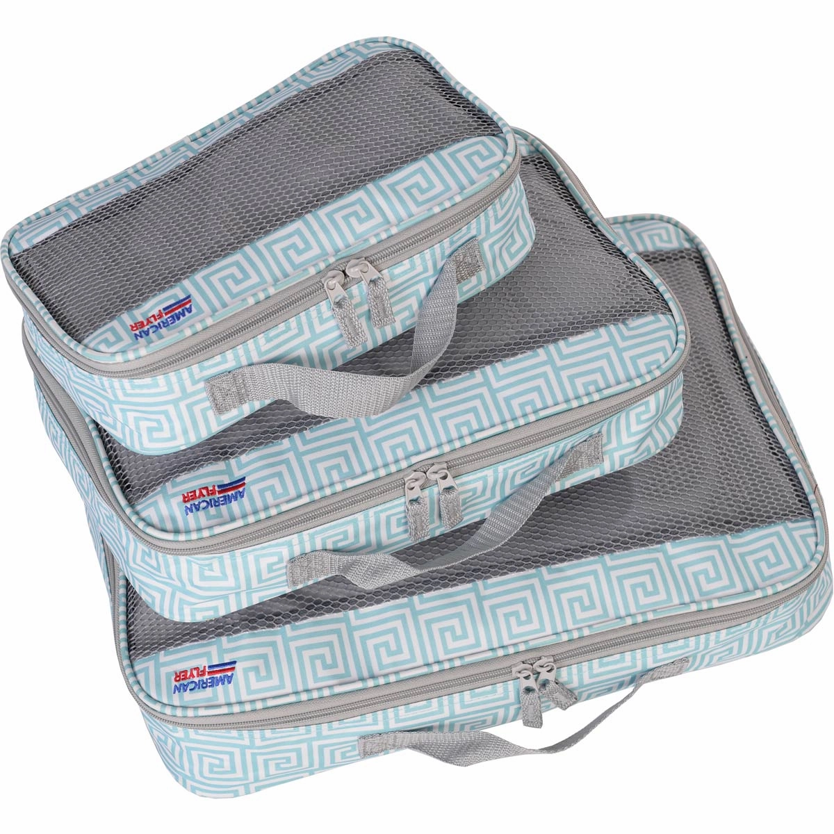 American Flyer Meander 3Pc Packing Cube Set