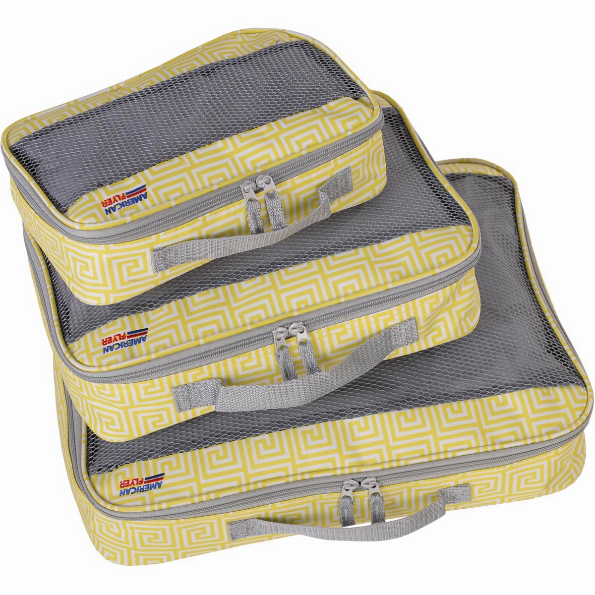 American Flyer Meander 3Pc Packing Cube Set
