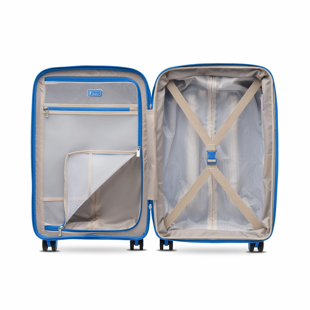 Atlantic Luggage Atlantic Convertible Medium to Large Checked Exp Hardside Spinner