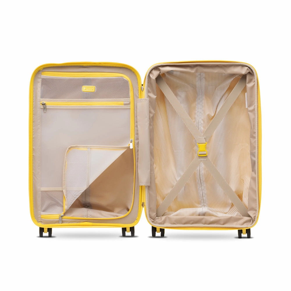 Atlantic Luggage Atlantic Convertible Medium to Large Checked Exp Hardside Spinner