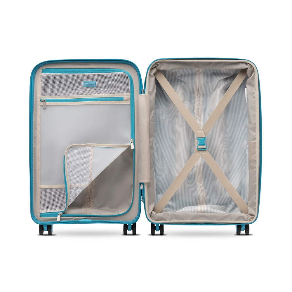 Atlantic Luggage Atlantic Convertible Medium to Large Checked Exp Hardside Spinner