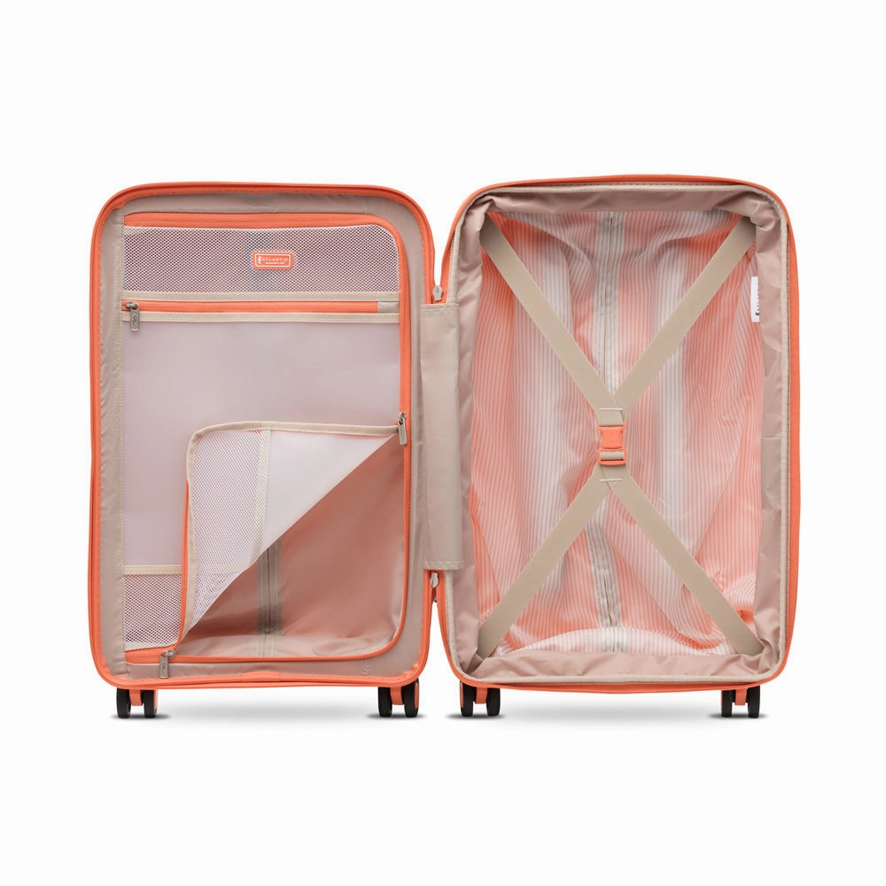 Atlantic Luggage Atlantic Convertible Medium to Large Checked Exp Hardside Spinner