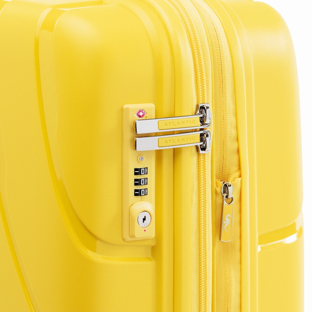 Atlantic Luggage Atlantic Convertible Medium to Large Checked Exp Hardside Spinner