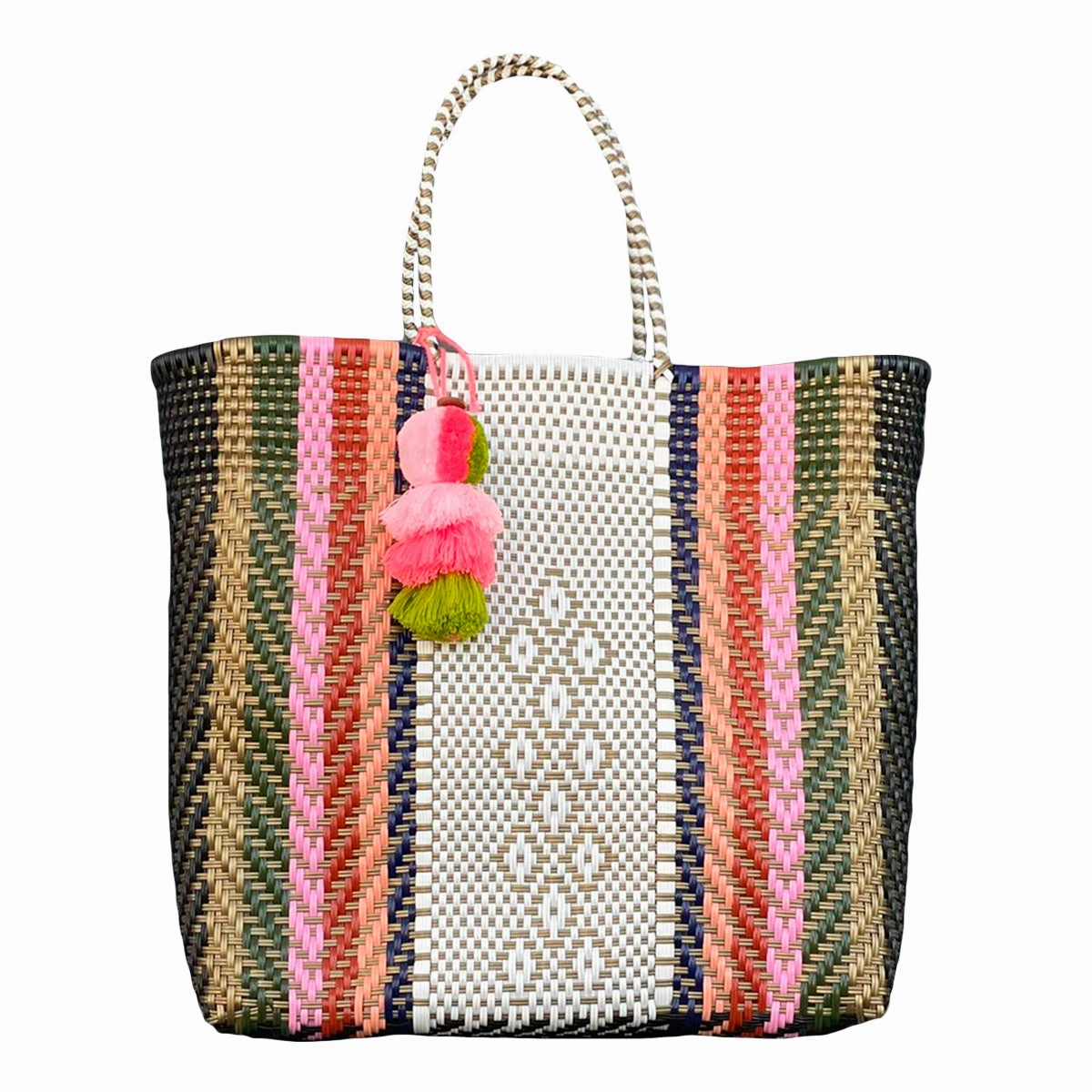 Autumn Rainbow Citron Tote