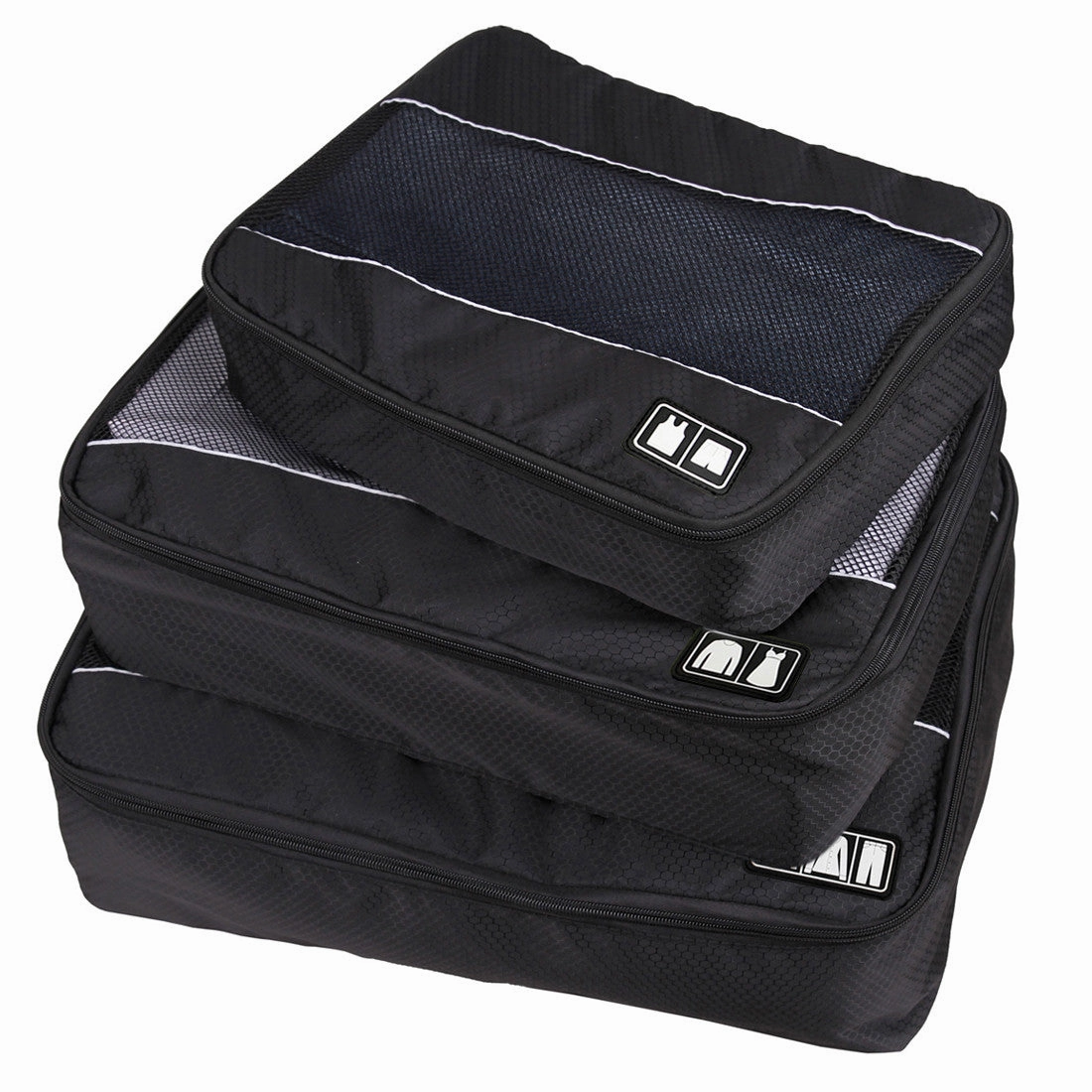 Bagsmart Travel Packing Cube (Small-Large 3 Piece) For Carry-On Travel Accessories. Suitcase And
