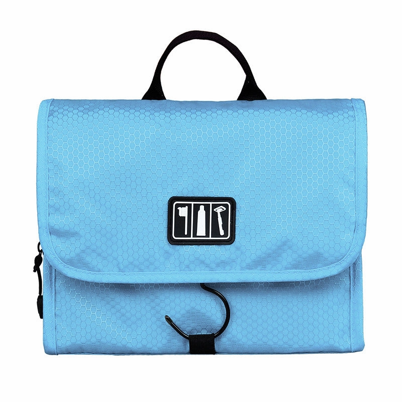 BAGSMART Waterproof Travel Toiletry Bag With Hanger Cosmetic Packing Organizer Wash Bag Makeup