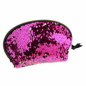 Baoblaze Women's Mermaid Sequin Cosmetic Bag Coin Card Purse Toiletry Travel Makeup - 02