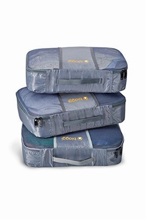 Biaggi Luggage Zipcubes - 3 Packing Cubes   Laundry/Shoe Bag, Medium
