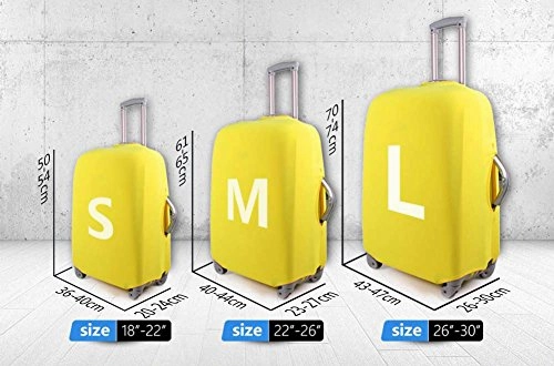 Bigcardesigns Dust-Proof Travel Luggage Protective Covers For 22"-25" Suitcase