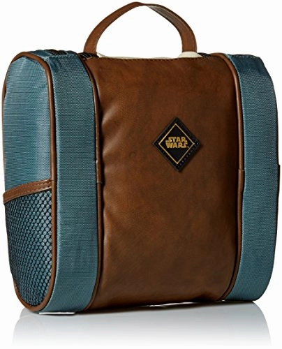 Bioworld Men'S Star Wars Rogue One Rebel Dopp Travel Kit, Brown