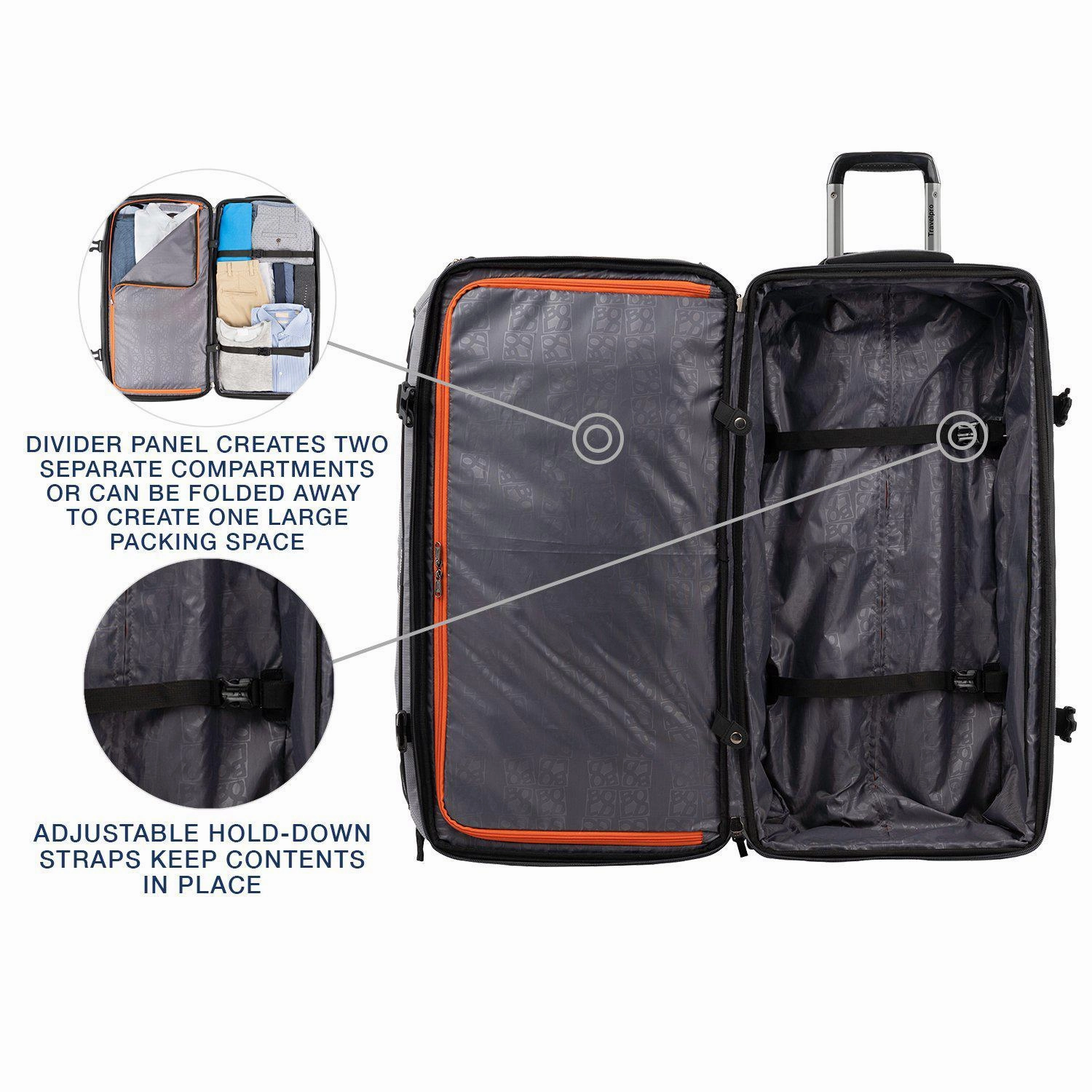 Bold by Travelpro 30" Drop Bottom Rolling Duffel