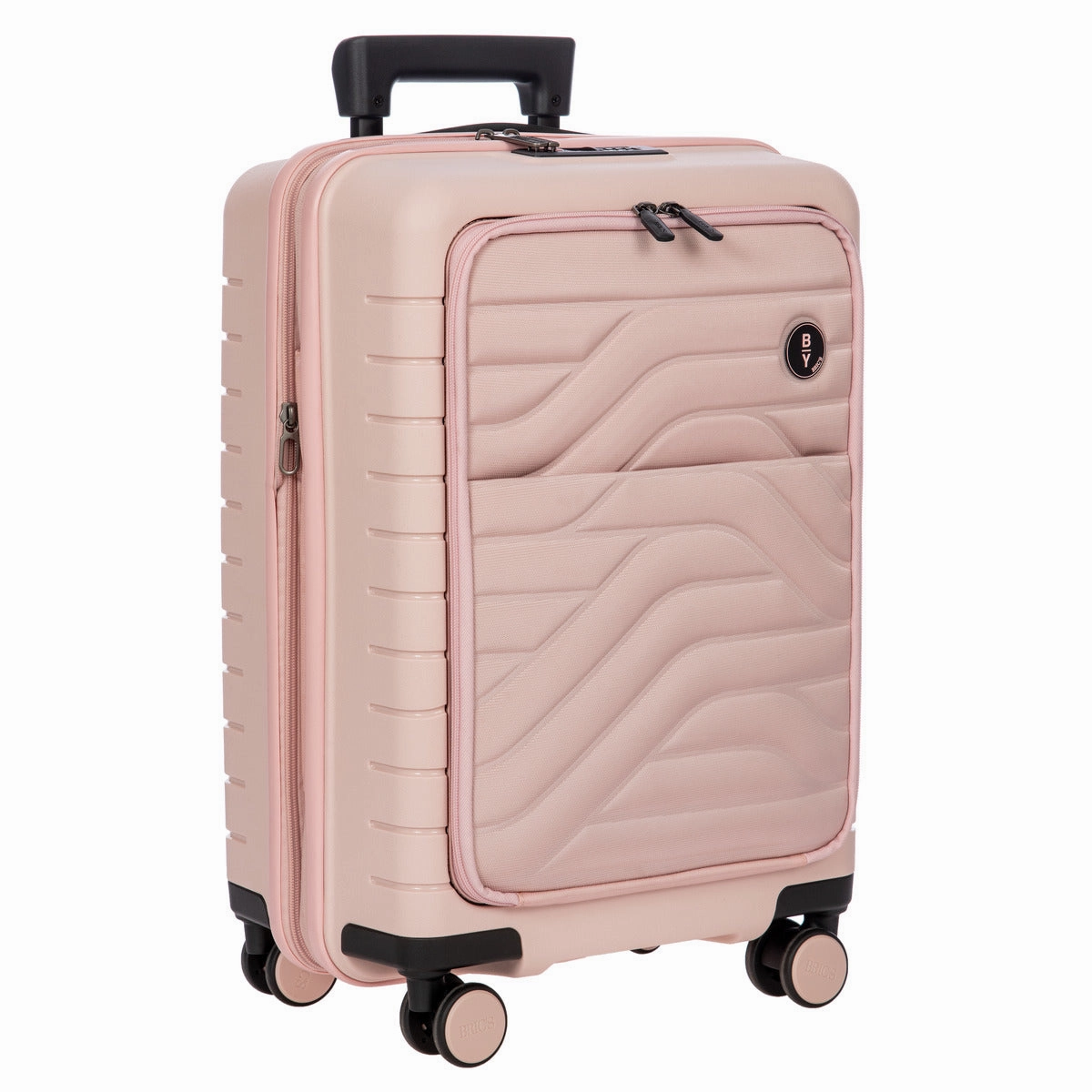 Bric's B Y Ulisse Expandable Spinner with Pocket - 21" Pearl Pink