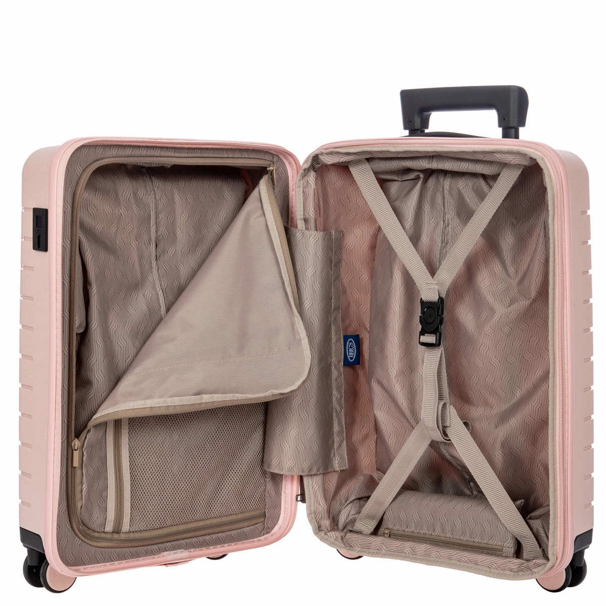 Bric's B Y Ulisse Expandable Spinner with Pocket - 21" Pearl Pink