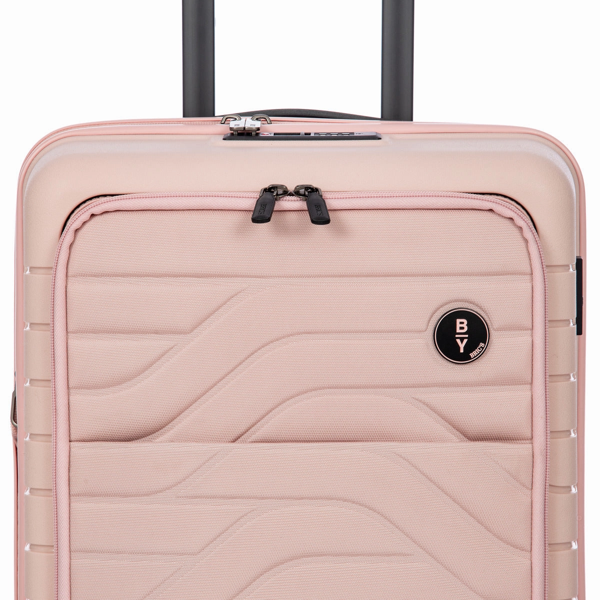 Bric's B Y Ulisse Expandable Spinner with Pocket - 21" Pearl Pink