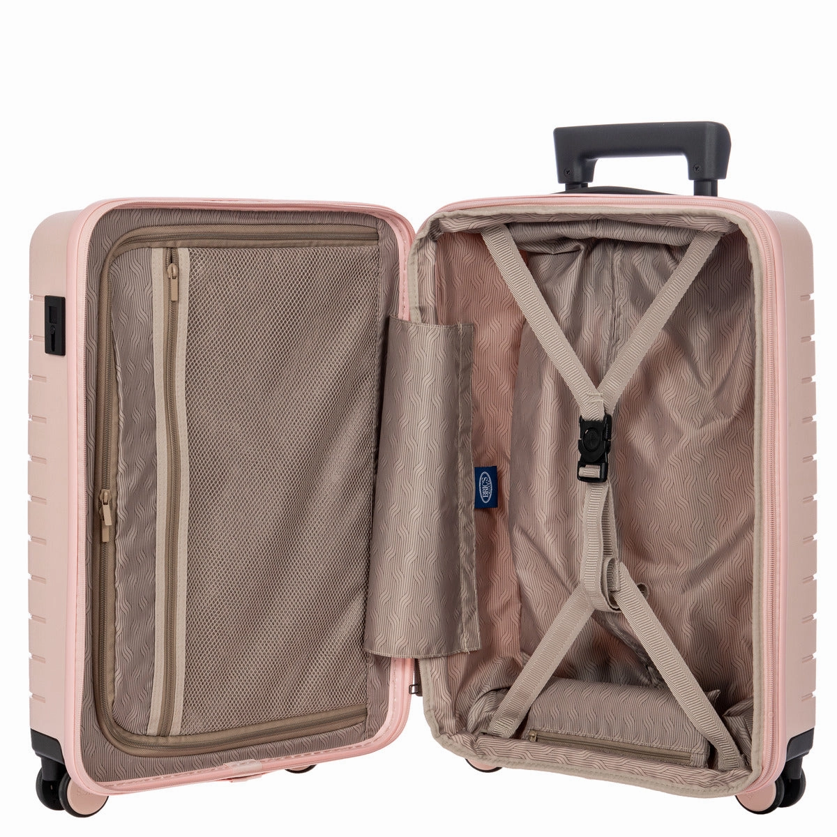 Bric's B Y Ulisse Expandable Spinner with Pocket - 21" Pearl Pink