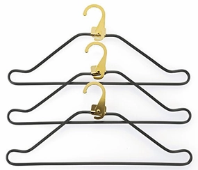 Bric'S Luggage Bac03651 Bellagio 3 Suiter Hanger Hook Set, Gold, One Size