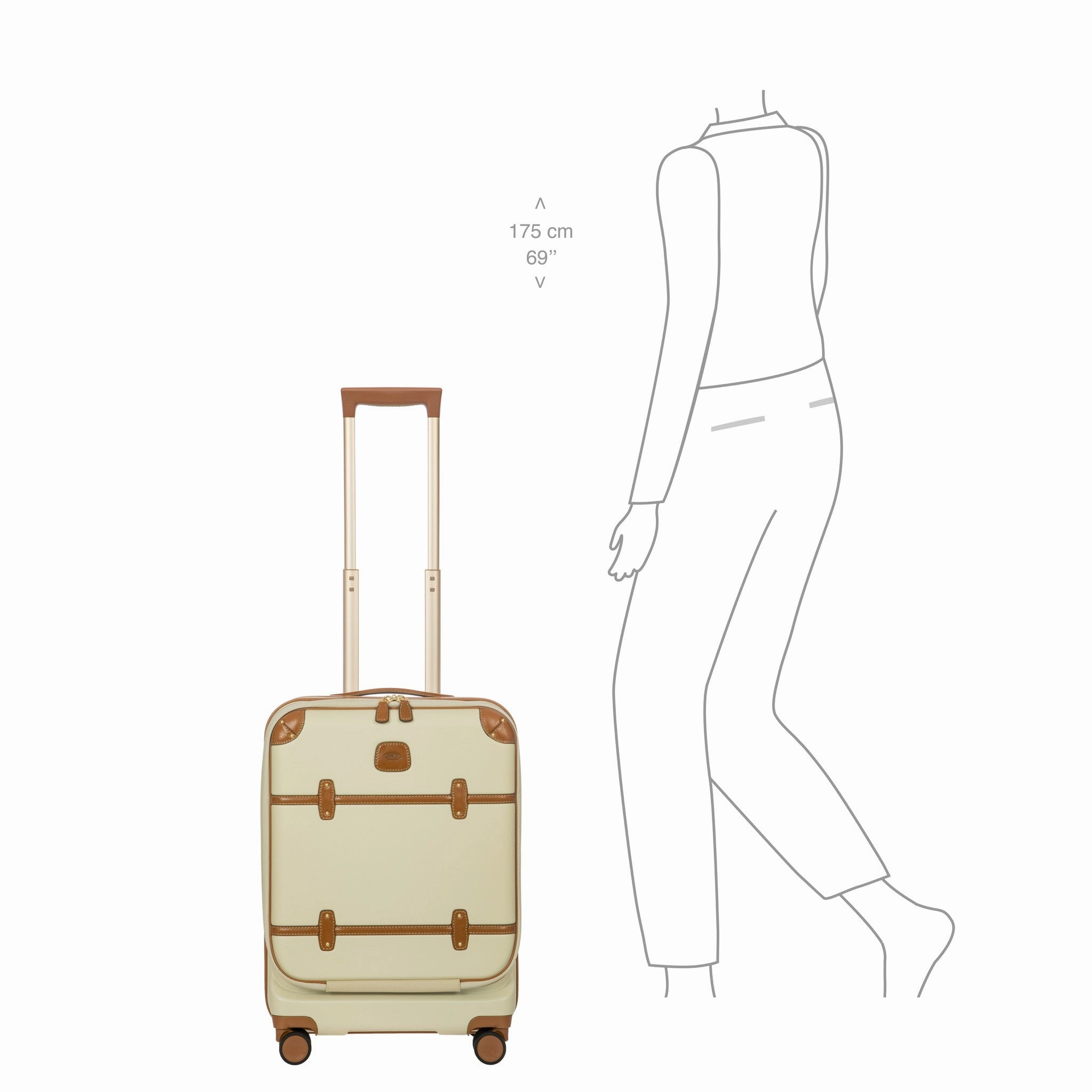 Brics Bellagio 3.0 21" Spinner Trunk with Pocket