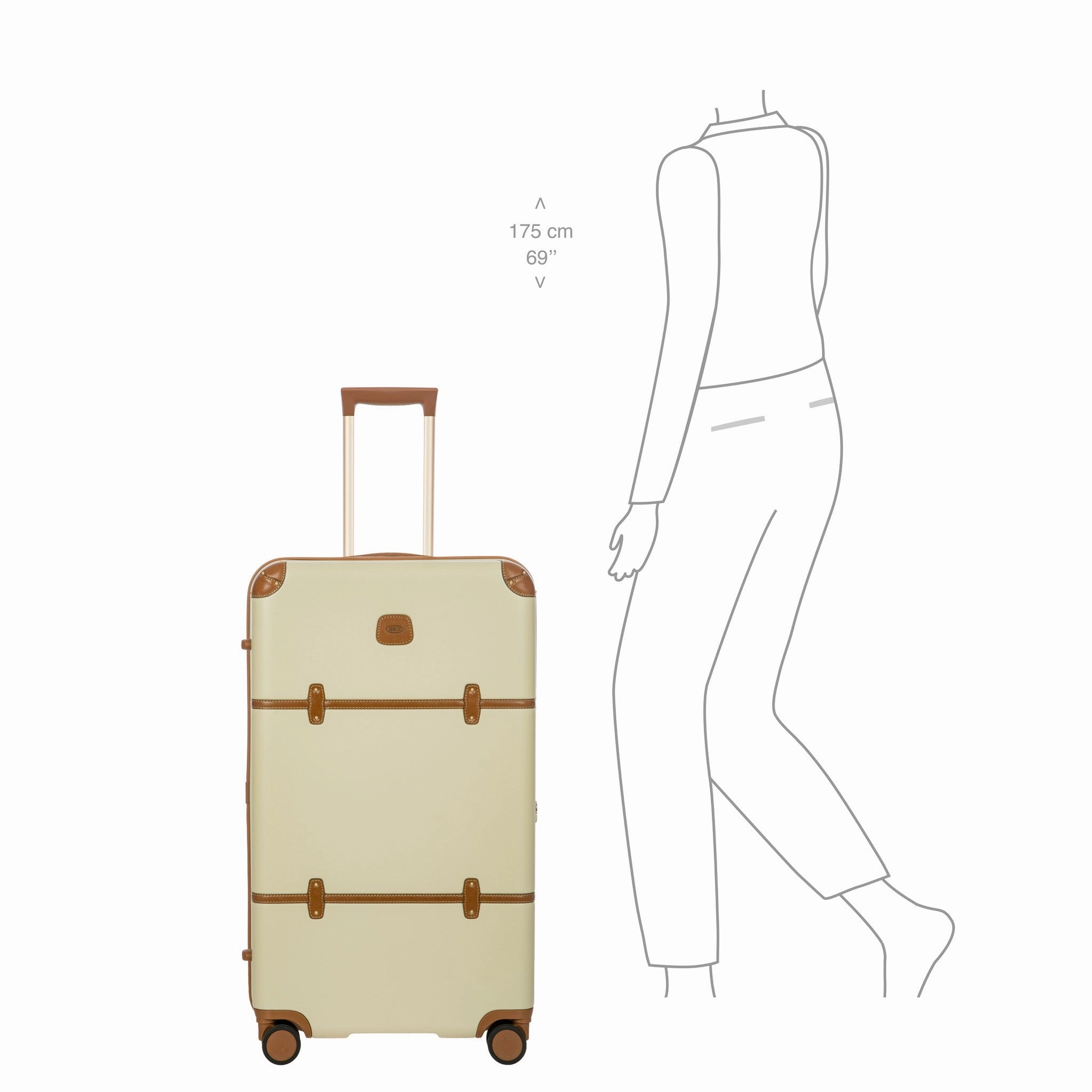Brics Bellagio 3.0 Trolley Baule 4-Wheel 31" Trunk