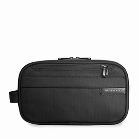 Briggs & Riley Baseline Classic Toiletry Kit,Black,5.5X10X4.5