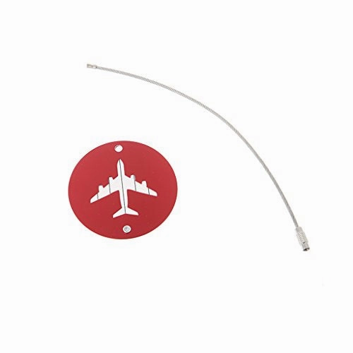 Carise Travel Aluminium Luggage Tags Suitcase Label Holder Name Address ID Baggage Tag