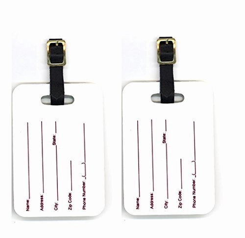 Carolines Treasures Ss8785Bt Westie Luggage Tag - Pair 2, 4 X 2.75 In.