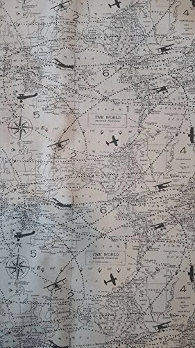 Carry It Well Women'S Hanging Garment Bag Pewter Map Print