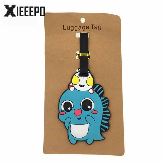 Cartoon Star Wars Luggage Tag Travel Accessories Silica Gel Suitcase ID Address Holder Baggage